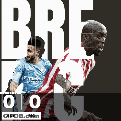 A Poster For A Soccer Game Between City And Mc GIF
