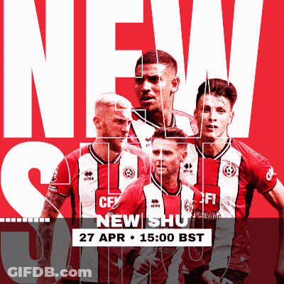 A Poster For A Soccer Game Called New South On April 27Th GIF