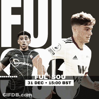 A Poster For A Soccer Game That Is Being Played On December 31St GIF