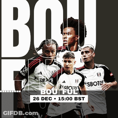 A Poster For A Soccer Game That Takes Place On December 26 GIF