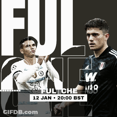 A Poster For A Soccer Game That Takes Place On January 12 GIF