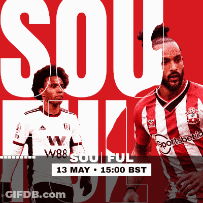 A Poster For A Soccer Game That Takes Place On May 13 GIF