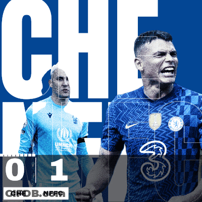 A Poster For A Soccer Match Between Che And Nffc GIF