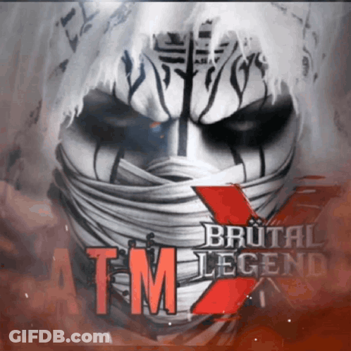 A Poster For A Video Game Titled Brutal Legend GIF