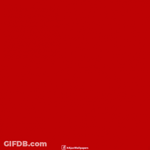 A Poster For Ajax Amsterdam With A Trophy In The Center GIF