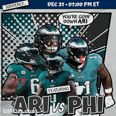 A Poster For Ari Vs Phil Shows A Group Of Football Players GIF
