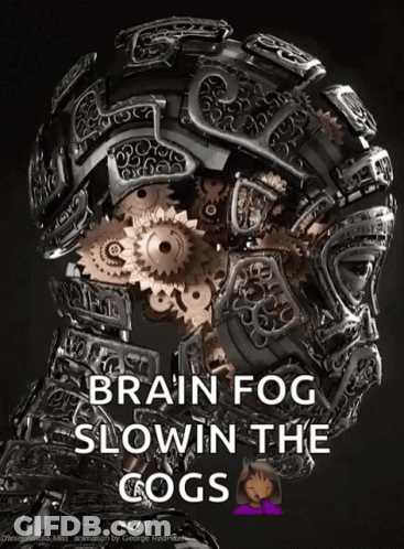 Brain Fog Slow In The Cogs Poster GIF