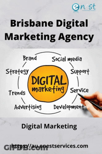 Brisbane Digital Marketing Hand Holding Pen GIF