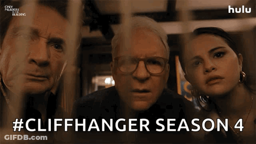 A Poster For Cliffhanger Season 4 Shows Three People Behind Bars GIF