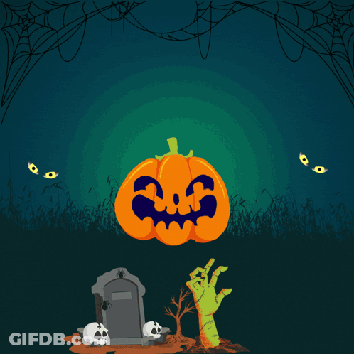 A Poster For Clut Goes To Scaryland On Thursday October 31 GIF
