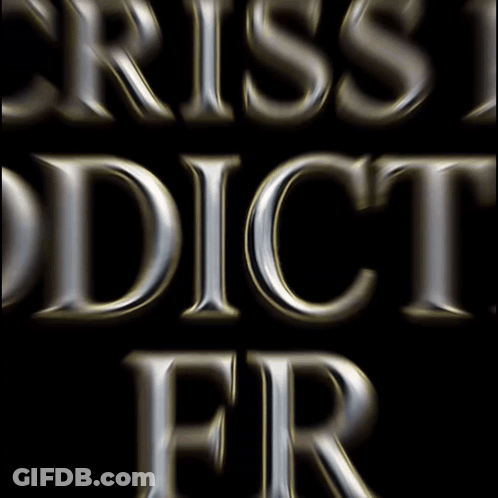 A Poster For Criss P Addicted Fr Shows A Man And A Woman Kissing GIF