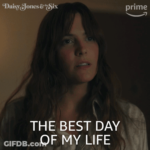 A Poster For Daisy Jones And The Six GIF