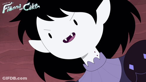 Finna And Cake Poster Vampire Girl GIF