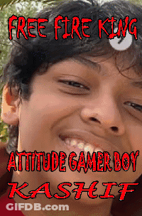 A Poster For Free Fire King Attitude Gamer Boy Kashit GIF