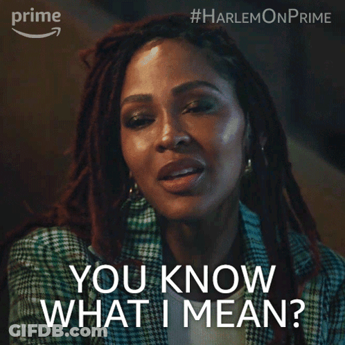 A Poster For Harlem Prime Shows A Woman With Dreadlocks GIF