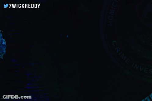 A Poster For Hit The Second Case Has A Dark Background GIF