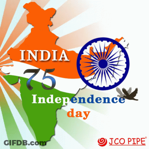 A Poster For India 75Th Independence Day GIF