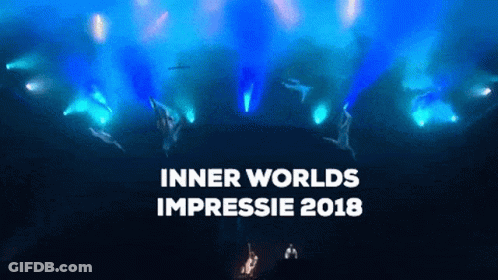A Poster For Inner Worlds Impressie 2018 Shows A Group Of People Performing GIF