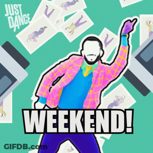A Poster For Just Dance Shows A Man Dancing GIF