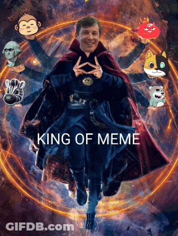 A Poster For King Of Meme Shows Doctor Strange GIF