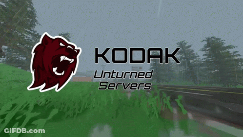 A Poster For Kodak Untamed Servers Shows A Lion In A Field GIF