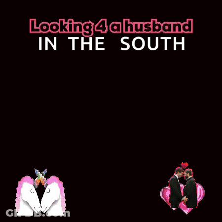 A Poster For Looking 4 A Husband In The South With A Rainbow Lip GIF