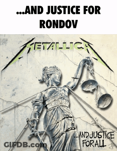 A Poster For Metallica 'S And Justice For Rondov Album GIF