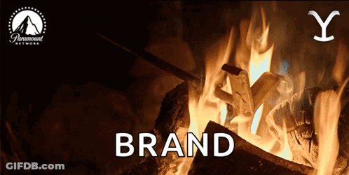 A Poster For Paramount Network Shows A Fire GIF