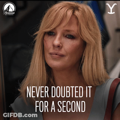 A Poster For Paramount Network Shows A Woman With Blonde Hair GIF