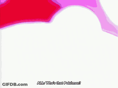 A Poster For Pokemon With A Pikachu And A Question Mark On It GIF