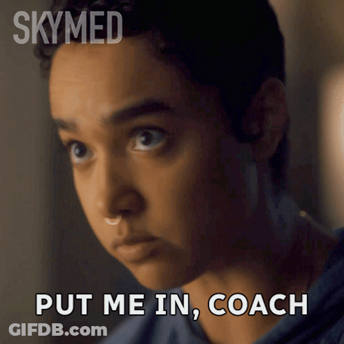 A Poster For Skymed Shows A Woman With A Nose Ring GIF