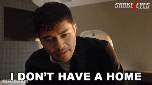 A Poster For Snake Eyes Shows A Man Looking At Something GIF