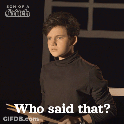 A Poster For Son Of A Critch Shows A Young Boy Holding A Book GIF