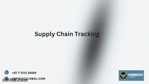 A Poster For Supply Chain Tracking With A Phone Number GIF