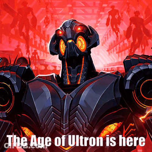 A Poster For The Age Of Ultron Is Here With A Robot GIF
