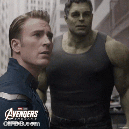A Poster For The Avengers Endgame On Digital And Blu-Ray GIF