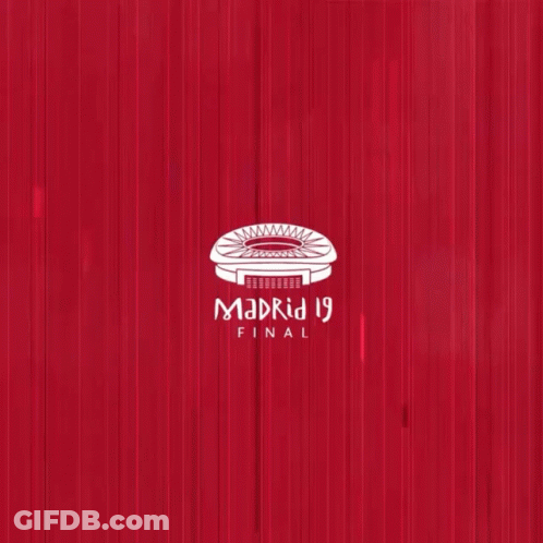 A Poster For The Champions League With Two Soccer Players GIF
