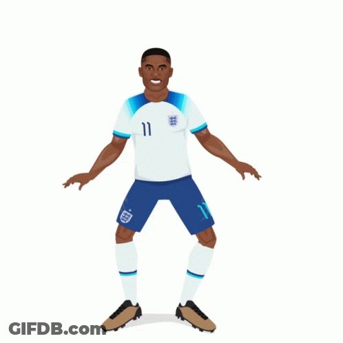 A Poster For The Fifa World Cup Qatar 2022 With A Picture Of A Soccer Player GIF
