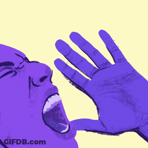 A Poster For The George Floyd Justice In Policing Act Shows A Man Screaming GIF
