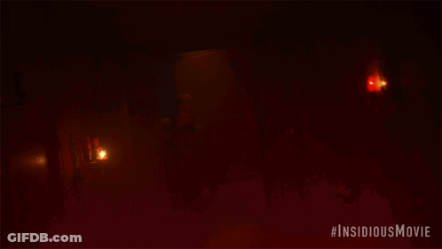 A Poster For The Insidious Movie Is Shown GIF