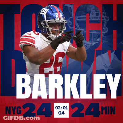 A Poster For The New York Giants Football Team GIF