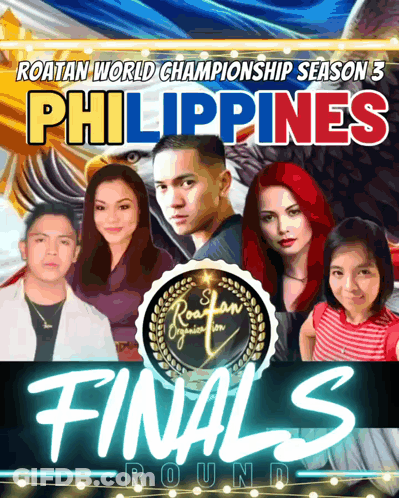 A Poster For The Philippines Finals Round GIF