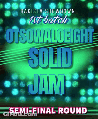 A Poster For The Rakista Showdown 1St Batch Solid Jam GIF