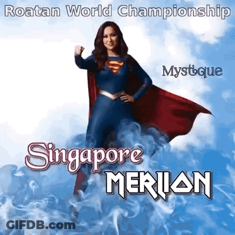 A Poster For The Roatan World Championship In Singapore GIF