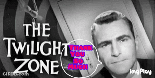 A Poster For The Twilight Zone With A Man In The Foreground GIF