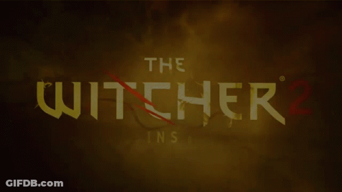 A Poster For The Witcher 2 Sins Of GIF