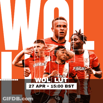 A Poster For Wol Lut Showing Soccer Players In Red Jerseys GIF