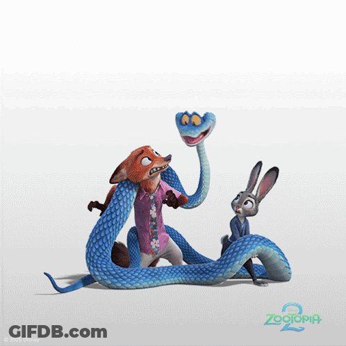 A Poster For Zootopia 2 With A Fox And A Rabbit GIF