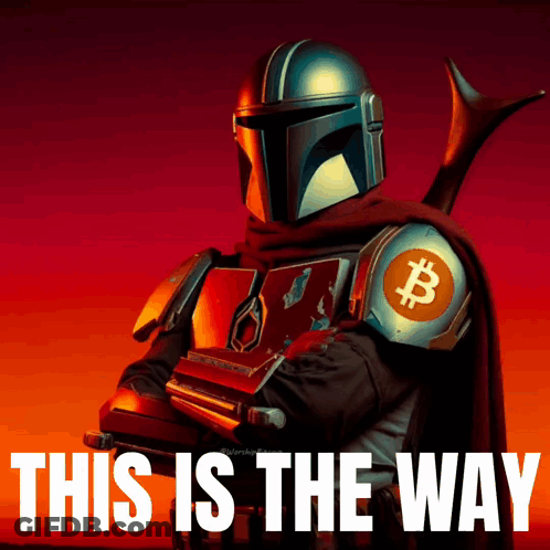Poster Of Man In Armor This Is The Way GIF