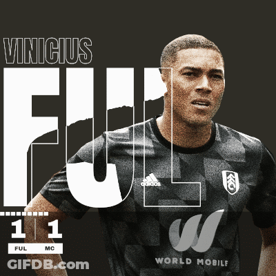 A Poster Of A Man With The Name Vinicius Full On It GIF